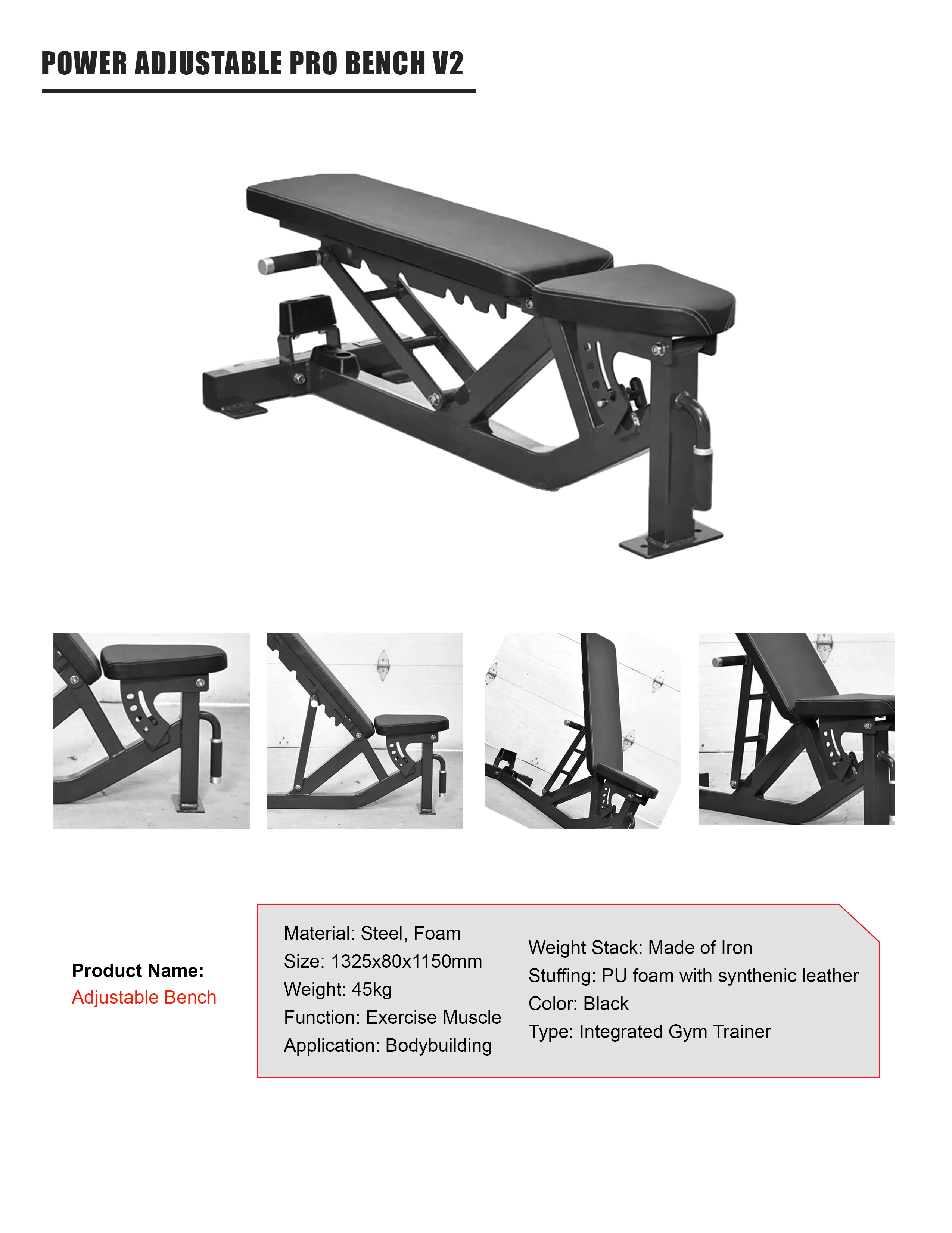 Adjustable Pro Bench